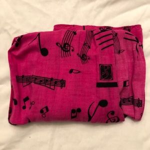 Forever 21 Music Note Scarf